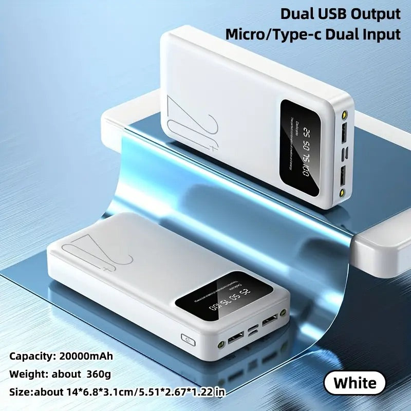 Powerbank 20 000mAh White